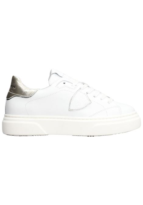 White leather girls shoes Philippe Model | 78508/PIABIANCO